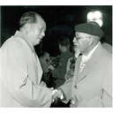 Show Du Bois in handshake with Chairman Mao Image