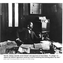 Show Du Bois was a prolific author. His collection of essays, The Souls of Black Folk, was a seminal work in African-American literature; and his 1935 magnum opus Black Reconstruction in America challenged the prevailing orthodoxy that blacks were responsible for the failures of the Reconstruction era. He wrote the first scientific treatise in the field of sociology; and he published three autobiographies, each of which contains insightful essays on sociology, politics and history. In his role as editor of the NAACP's journal The Crisis, he published many influential pieces. Du Bois believed that capitalism was a primary cause of racism, and he was generally sympathetic to socialist causes throughout his life. He was an ardent peace activist and advocated nuclear disarmament. The United States' Civil Rights Act, embodying many of the reforms for which Du Bois had campaigned his entire life, was enacted a year after his death. Image