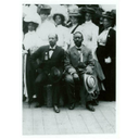 Show Du Bois and Clement Morgan, Boston attorney and Harvard classmate of Du Bois, at a Boston meeting of the Niagara Movement in 1907. Image