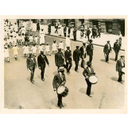 Show Du Bois (2nd row, 2nd from right) in a NAACP sponsored demonstration against lynching and mob violence against blacks. Image