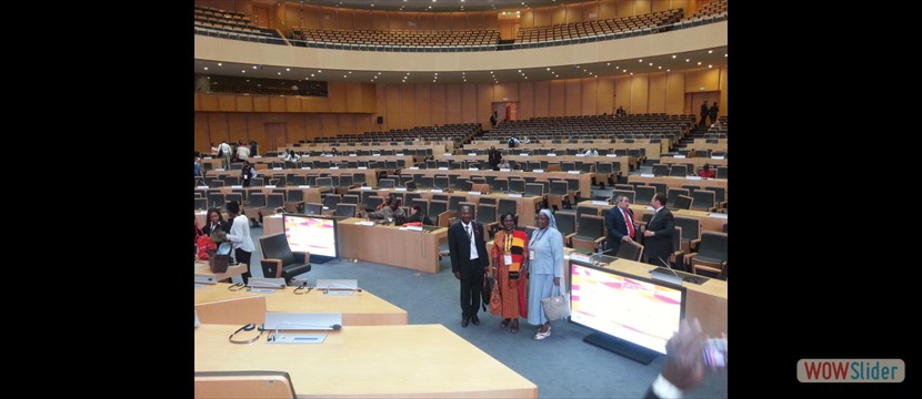 Inside Mandela General Assembly Hall at the AU