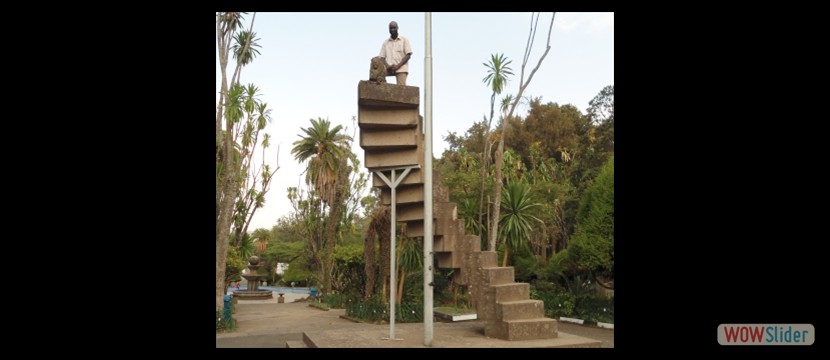 On top at the Haile Sellasie University