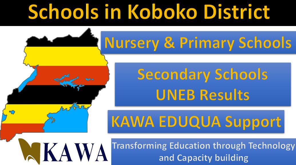 Schools in Koboko district - KAWA Uganda