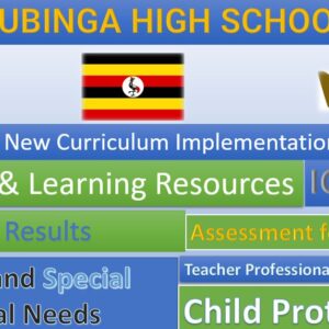 Bubinga Secondary School New Curriculum Implementation, Teaching and Learning Resources, ICT Club, and Staff Professional Development.