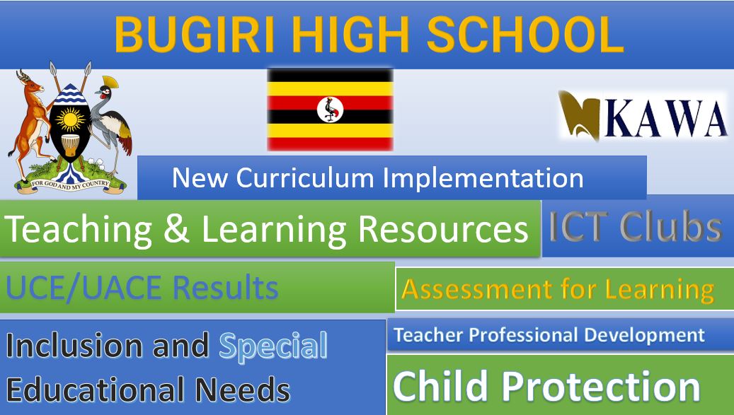 Bugiri High School New Curriculum Implementation, Teaching and Learning Resources, ICT Club, and Staff Professional Development.