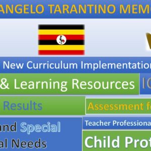 Bishop Angelo Tarantino Memorial Secondary School, New Curriculum Implementation, Teaching and Learning Resources, ICT Club, and Staff Professional Development.