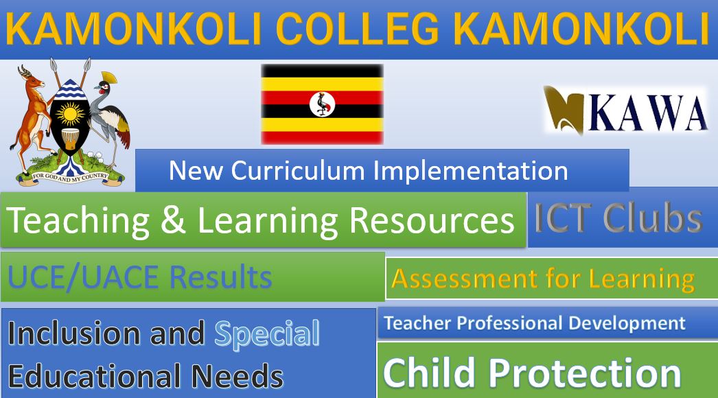 Kamonkoli College New Curriculum Implementation, Teaching and Learning Resources, ICT Club, and Staff Professional Development.
