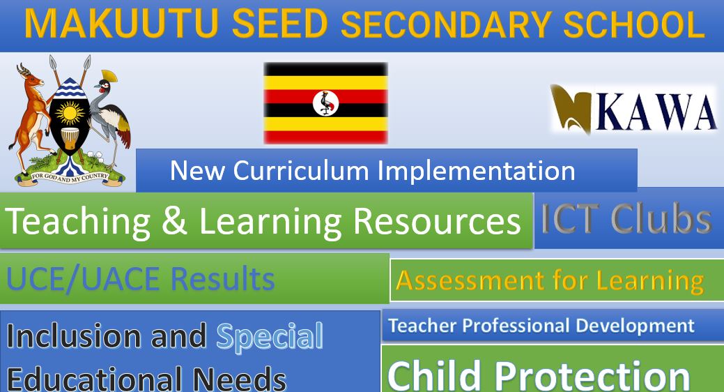 Makuutu Seed Secondary School New Curriculum Implementation, Teaching and Learning Resources, ICT Club, and Staff Professional Development.