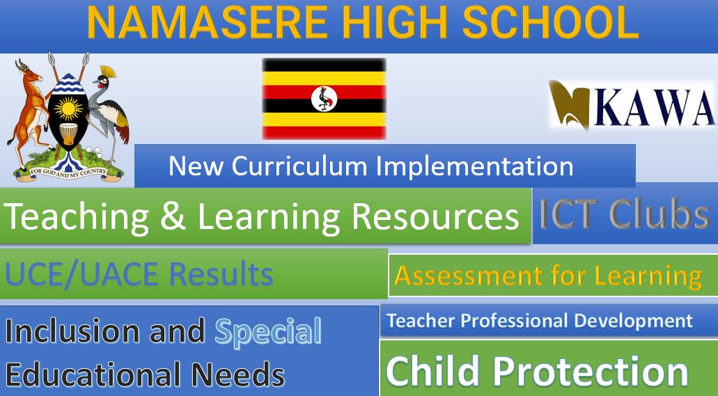 Namasere High School New Curriculum Implementation, Teaching and Learning Resources, ICT Club, and Staff Professional Development.
