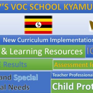 St. Mary's Vocational School Kyamuhunga, New Curriculum Implementation, Teaching and Learning Resources, ICT Club, Staff Professional Development.