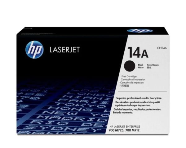 HP 14A Black Original LaserJet Toner Cartridge