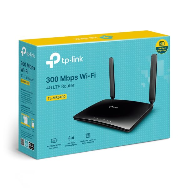 Tp-Link TL-MR6400 300Mbps Wi-Fi 4G LTE Router - Image 3