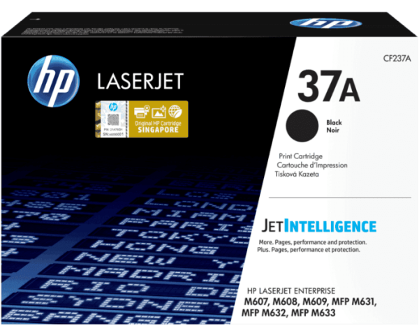 HP 37A Black Original LaserJet Toner Cartridge