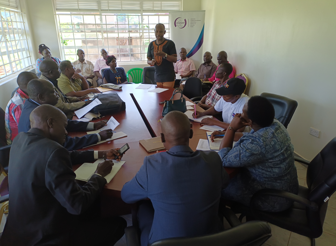 KAWA Uganda team introducing the KAWA Connect project to NamayingoDistrict leadership