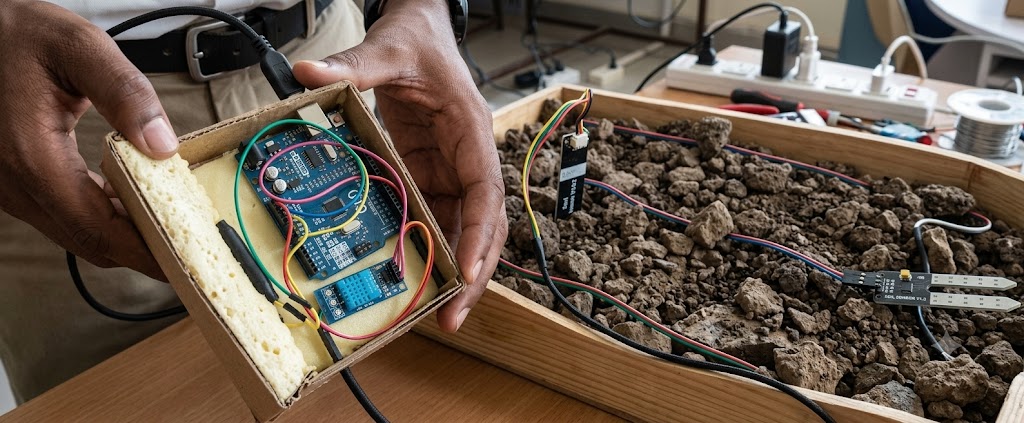 When the Rains Fail, Innovation Flows: Students Build Smart Irrigation System to Fight School Hunger