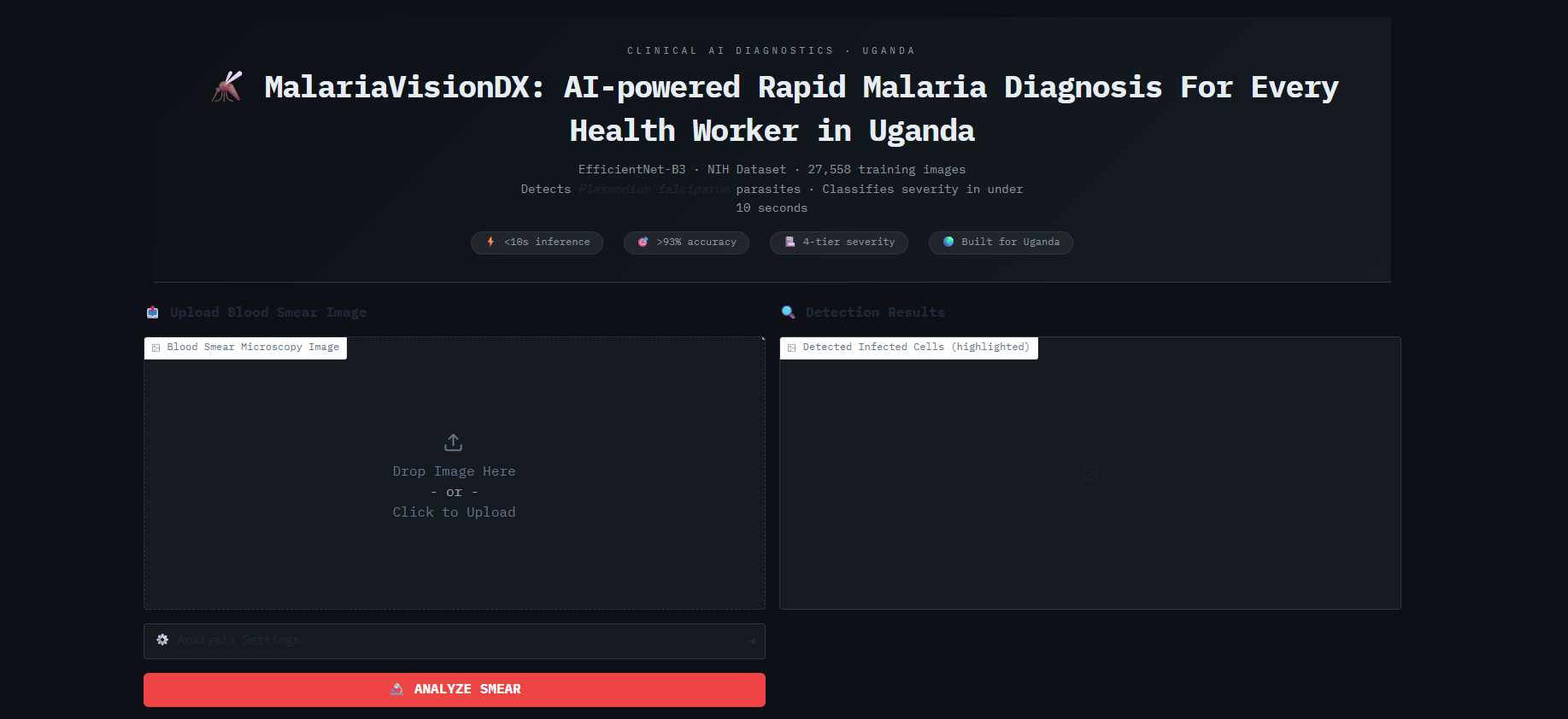 Ten Seconds Against Malaria: Lira Town College Students Build an AI Tool for Faster Screening